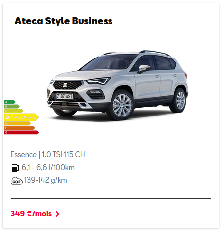 Ateca Style Business Essence